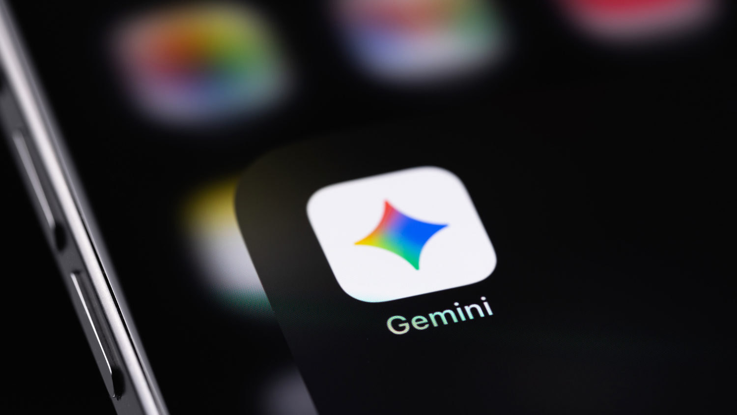 Gemini logo on a phone